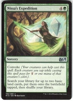Nissa's Expedition 188 Magic 2015 (M15) M15 U MTG Magic The Gathering U MP