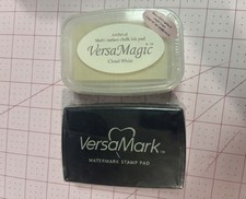 Tsukineko VersaMark Watermark  VersaMagic Cloud White Chalk Ink Pad Bundle