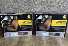 Covercraft Carhartt Grey Seat Covers Front Back Ssc3492cagy Ssc8489cagy