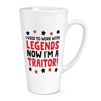 Gift Base Weiß Keramik Kaffeetasse 17Oz GroßE Latte Tasse Lustig