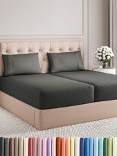 Split King Size 5 Piece Sheet Set - Comfy Breathable Cooling Bed Sheets Set...