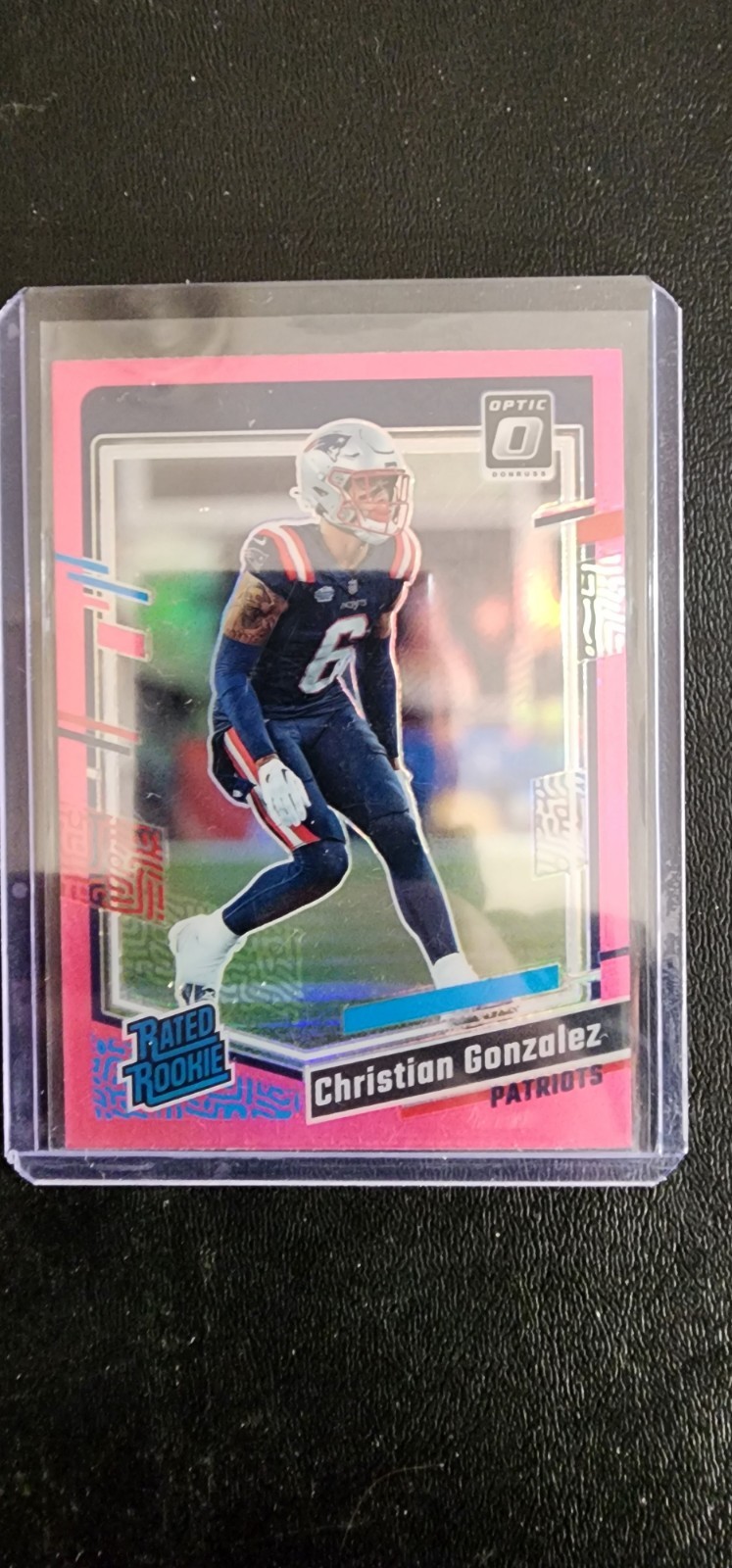 2023 Panini Donruss Optic - Rated Rookie Christian Gonzalez #274 Pink Prizm (RC)