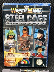 Nintendo NES - WWF WRESTLEMANIA STEEL CAGE CHALLENGE - TESTED - No Manual