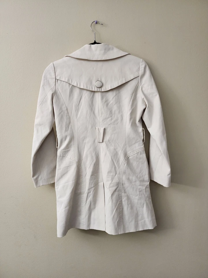 Sugarfly Trench Coat Girls Dress Coat Sz L - Image 3 of 4