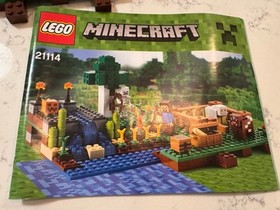 LEGO- MINECRAFT- THE FARM - 21114- 100% COMPLETE W/BOX And Manual