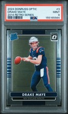 2024 PANINI DONRUSS OPTIC 2014 RETRO SERIES #3 DRAKE MAYE ROOKIE RC PSA 9