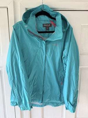 Regatta Waterproof Jacket Womens UK 16 Blue Isotex 5000 Hooded