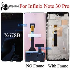 For Infinix Note 30 Pro X678B Touch Digitizer LCD Display Screen Assembly