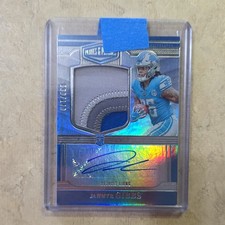 Panini Plates & Patches Rookie Patch Autograph Jahmyr Gibbs RPA-6 /149 Lions