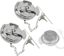 2Pcs 4" Locking Diesel Fuel Cap for 1972-2017 Peterbilt 330 379 389 579 587