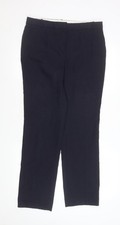 Massimo Dutti Pantalone Uomo Blu Lana Vestito Taglia M Pantalone Formale
