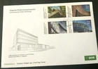 IRELAND ARCHITECTURE PUBLIC BUILDINGS SET 2013 CACHET FDC +INFO CARD UNADDR
