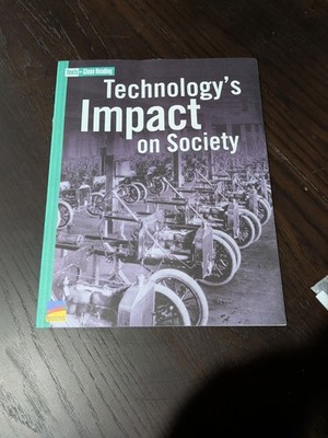 Benchmark Education Texts Close Reading Technology's Impact On Society 30 Total