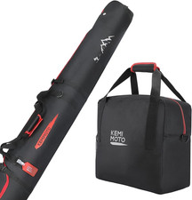 Ski Bag and Boot Bag Combo, Snowboard Bag Padded Ski Bags for Air Travel, Snow S