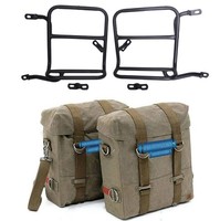 GrüNe Pannier Taschen Mit Halterung FüR Royal Enfield Neue Classic Reborn 350