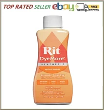 Rit DyeMore Liquid Dye, Apricot Orange 7 Fl Oz Pack of 1