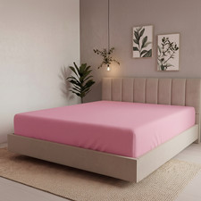 Extra Deep Fitted Sheet 16''/40cm Egyptian Cotton Single 4FT Double King Super K