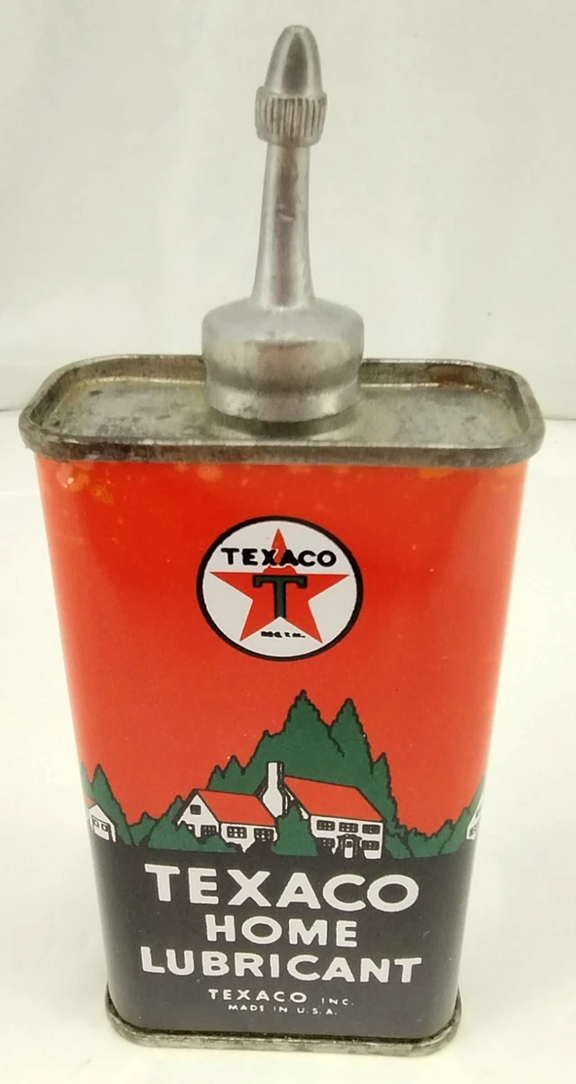 Texaco Home Lubricant In Collectible Gas & Oil Advertising Cans