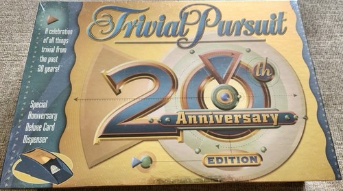 Trivial Pursuit 20th Anniversary Edition Family Board Trivia Game Hasbro - Picture 3 of 6