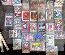 Topps Panini Donruss Upper Deck NBA NFL MLB Sports Cards Lot 24 Rookie Chrome