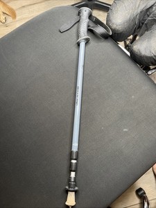 Bass Pro Shops Mountaineering Trekking Hiking Poles Grey Adjustable Stick