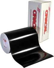 ORACAL 651 Permanent Adhesive Black Gloss Vinyl (12 Inches x 6 Feet)