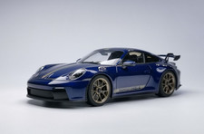 NOREV 1/18 Porsche 911 992 GT3 2021 Blue Diecast Car Model 187315