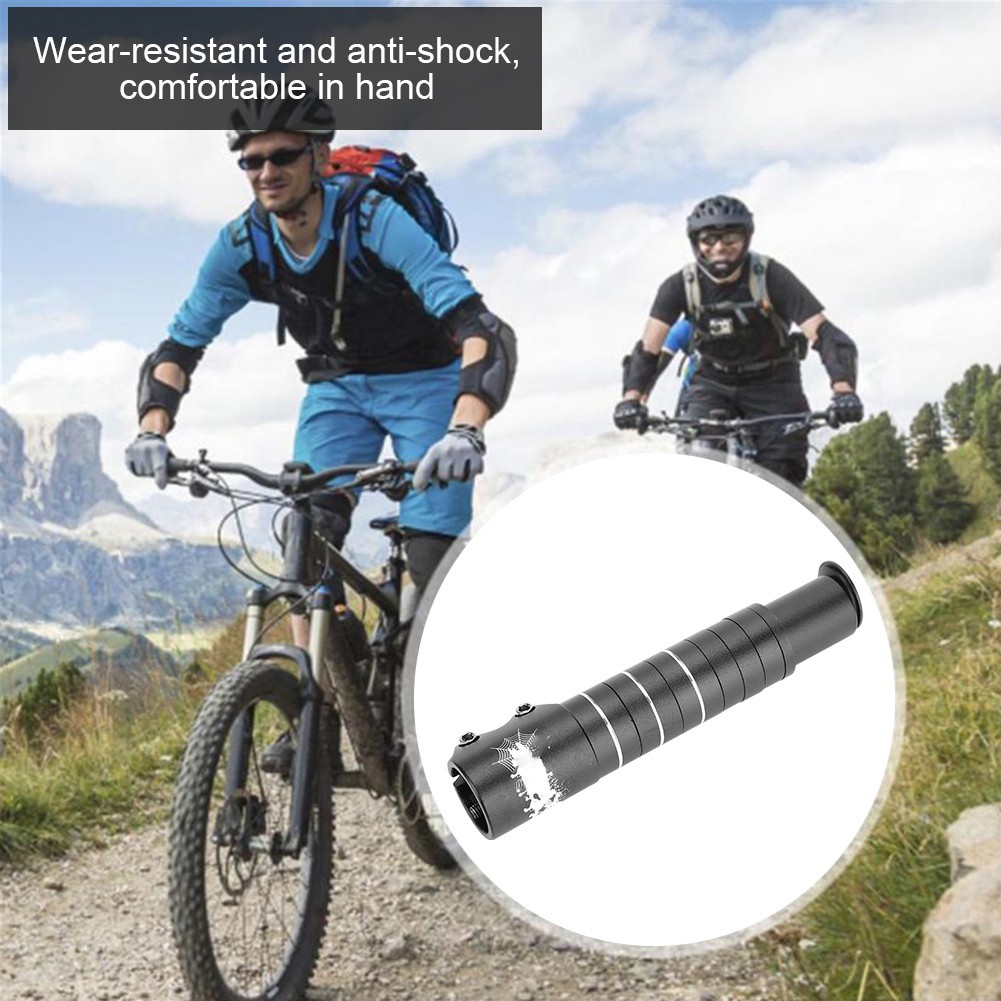 Bike Stem Extender Adjustable Raiser For Easy Cycling Black