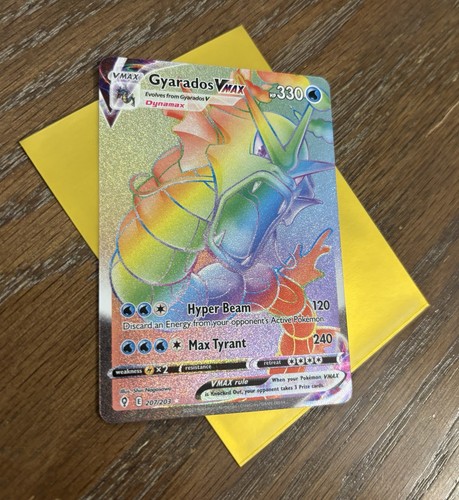 Gyarados VMAX (Secret) 207/203 SWSH07: Evolving Skies Holo