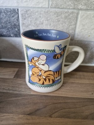 Disney World chunky heavy Tigger mug cup Fun, fun, fun, fun, fun! inner