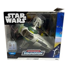 Star Wars Micro Galaxy Squadron JANGO FETT'S Starship Series 2  0044-DAMAGE BOX