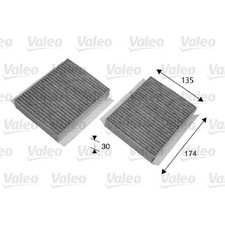 Valeo 698747 Filter Innenraumluft für ALFA ROMEO 156 147 GT 145 932 937 930