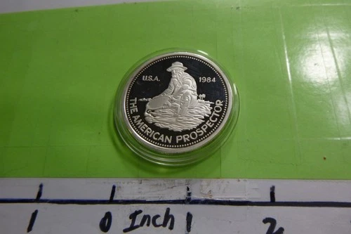 1984 ENGELHARD PROOF COPPER COMMEMORATIVE FANTASY COPPER NICKEL COIN READ OEO