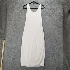 Intimates Womens 9 Cream Sleeveless Nightgown Stretch Full Under Slip