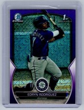 2023 Bowman - Edryn Rodriguez #BCP-185 Purple Mojo /299