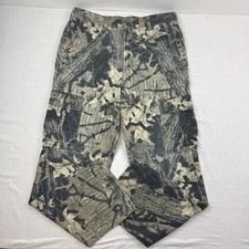 Vintage Mossy Oak Camo Cargo Pants Adult 32x32 Outdoor Hunting Grunge 90s USA