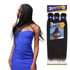 Sensationnel Ruwa Prestretched Braiding Hair-3X 36 Inch,3 Pack 2 DARKBROWN