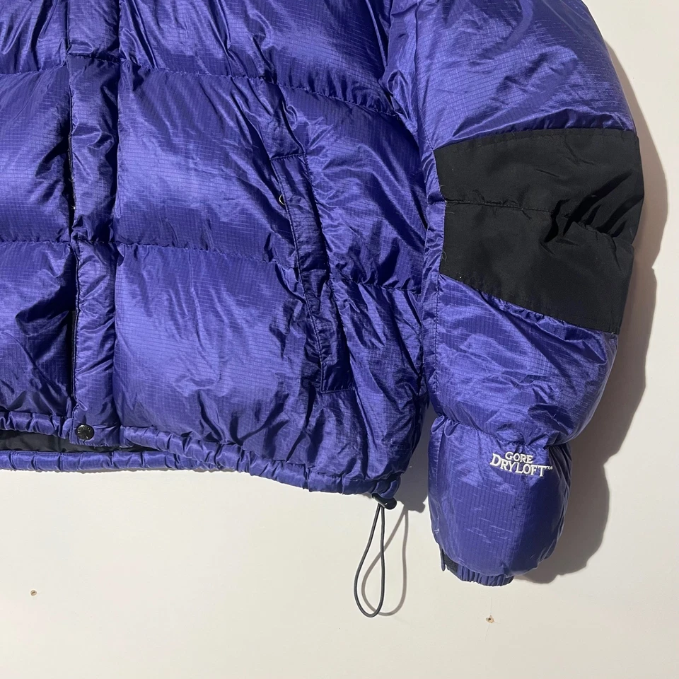 Vintage The North Face Gore Dryloft Hooded Down Puffer Jacket Purple Men Size XL - Image 4 of 4