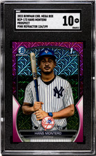 2023 Bowman Chrome Mega Box Hans Montero Pink Refractor #BCP-173 SGC 10 Rookie
