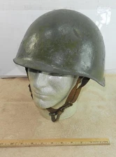 WWII Original Soviet Army Military Steel Combat Helmet  WW2 !!