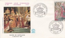 FRANCE 1973 FDC LE SACRE DE NAPOLEON YT 1776