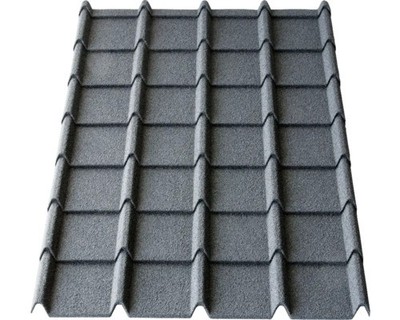 EASY-Pan Metallziegel Linea anthrazit 1130 mm x 830 mm x 2 mm