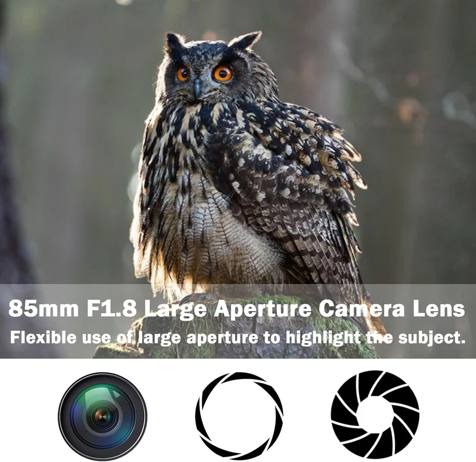 85mm Lens for Canon RF - 85mm f1.8 Portrait Lens Manual Focus(MF) for Canon EOS - Image 4 of 4