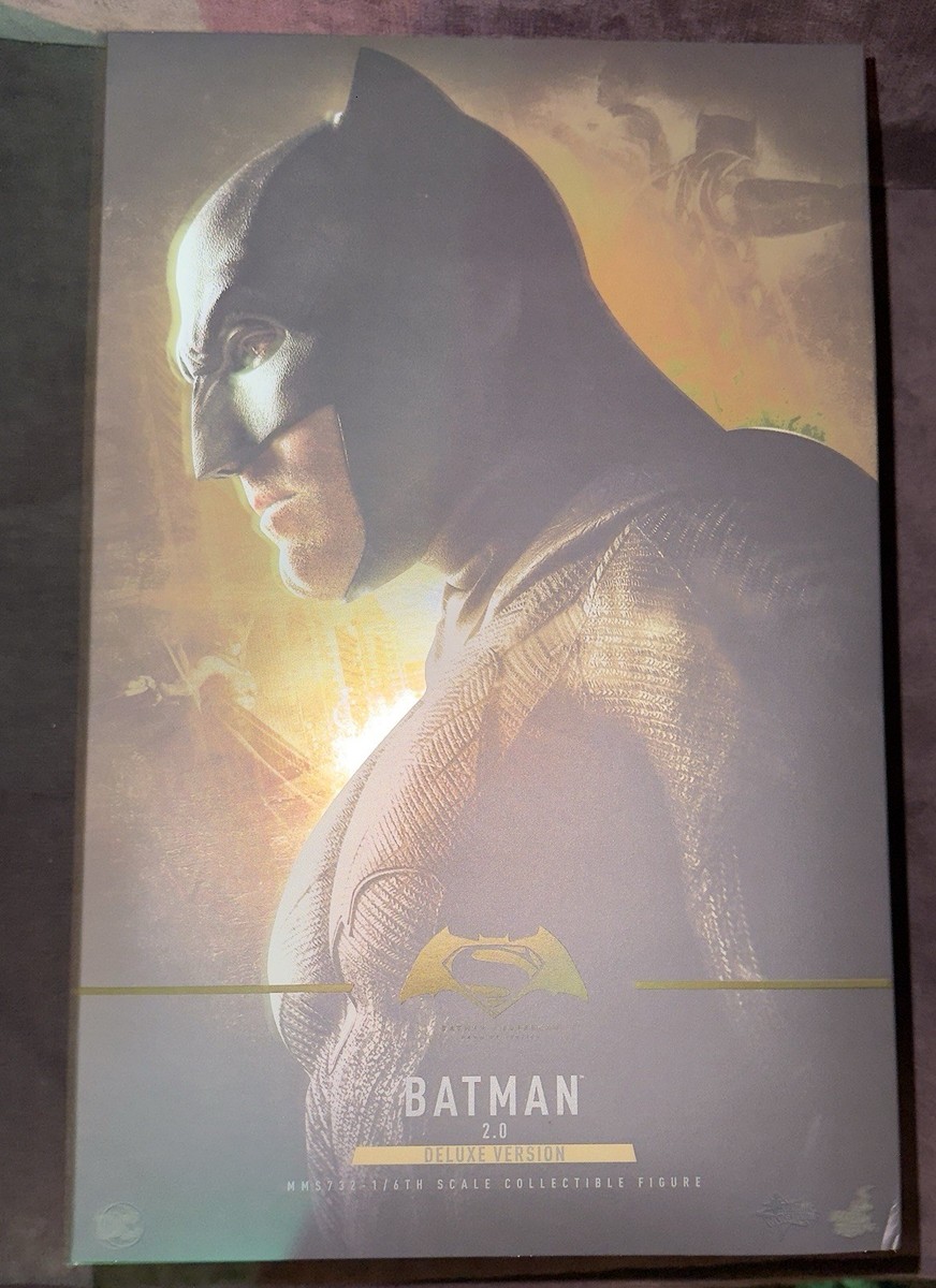 Hot Toys Mms732 Batman 2.0 BvS: Dawn of Justice Deluxe Version 1/6