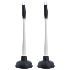 2-Pack Plunger Durable Thermoplastic Rubber Plunger Head Powerful Suction New
