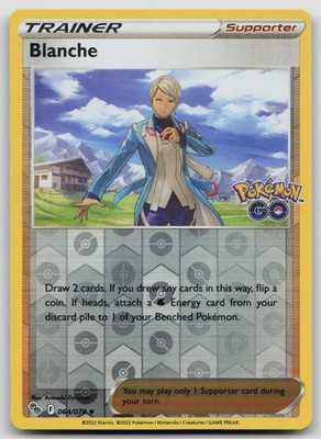Blanche 064/078 Reverse Holo - Pokemon GO - EN - NM - Pokemon TCG