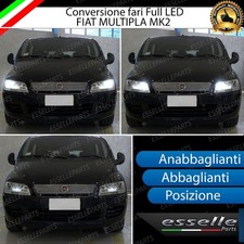 CONVERSIONE FARI FULL LED PER FIAT MULTIPLA MK2 II LED BIANCO CANBUS H7 12000lm