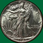 1940 Walking Liberty Half Dollar Brilliant Uncirculated BU Coin #38721