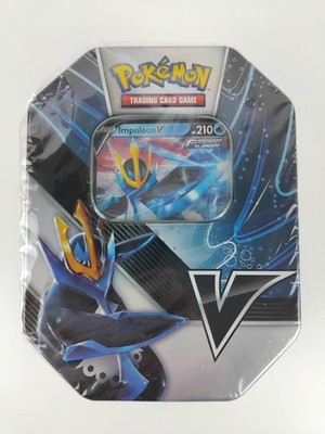  Pokémon Impoleon V TIN BOX Booster Schwert & Schild Pokemon Karten