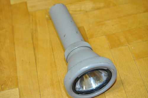 Lampe de poche vintage 1960 soviétique laiton hevy DIVERS lampe plongée VMF - Photo 13/17